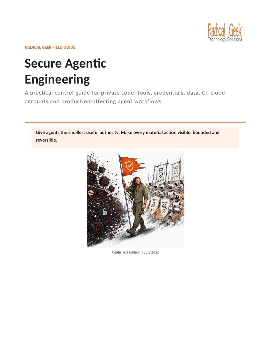 Cover of Radical Geek's Guide to Secure Agentic Engineering
